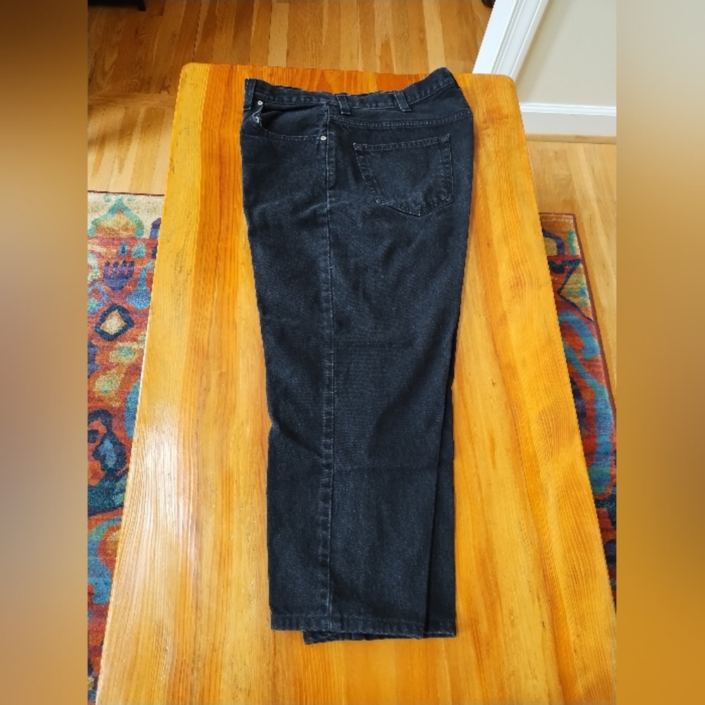Basic Editions Black Denim Jeans Size 42 x 30